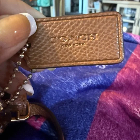 Coach Tan Signature Crossbody Bag - Picture 6 of 7